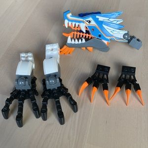 LEGO Ninjago Set 2260 Ice Dragon Attack Parts - Dragon, Talons/Claws